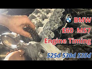 How to Time BMW E60 M57 Engine | 525d 530d 535d Timing Chain Guide