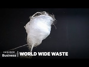 How A Modified “Cotton Candy” Machine Makes Plastic Fibers For Insulation | World Wide Waste