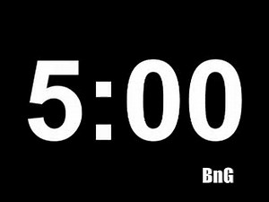 5 minutes timer (5분타이머) on Make a GIF