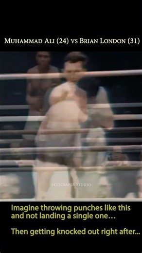 Imagine Missing This Many Punches Against Muhammad Ali 😭 #muhammadali #boxing #knockout #sports