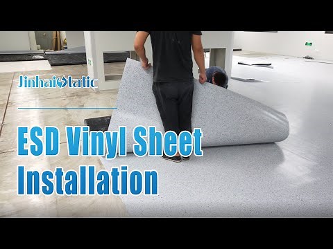 ESD Flooring Installation, ESD Vinyl Sheet Installation - Jinhai Static