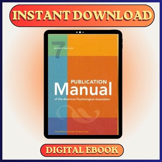 Publication Manual: APA 7th Edition - Digital Download - Etsy