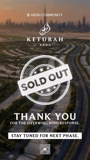 fäm Master Agency on Instagram: "🌿 SOLD OUT. And this is just the beginning. 🏆 Keturah Ardh has received an overwhelming response — and Phase One is now officially SOLD OUT. 🙏 Thank you to our investors who recognized the value of owning land in one of Dubai’s most visionary master-planned communities. This milestone confirms what smart investors already know: 📈 Land remains one of the strongest long-term assets 🌱 Wellness-focused master communities are the future 📍 Prime locations create 