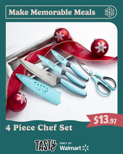 A great gift for your favorite home chef. Our cutlery is a cut above the rest. Shop here for practical and budget-friendly gifts: https://tinyurl.com/y4kb4dnh | Tasty