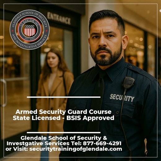 2026 is here—and security is in high demand. Train now with Glendale School of Security & Investigative Services and get the skills employers need today. Fast, affordable, BSIS-approved training that gets you hired. Enroll now! #security #job #guard #training #bsis #la #ca | Glendale School of Security & Investigative Services