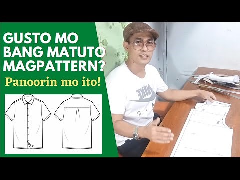 BASIC POLO SHIRT PATTERN TUTORIAL | Tagalog