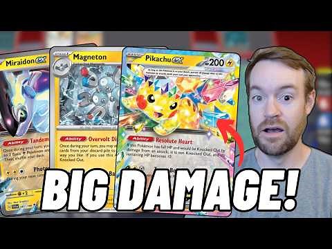 This Pikachu EX deck hits hard with the help of Miraidon EX and friends | Pokemon TCG Live Gameplay