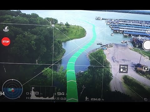 DJI Phantom 4 Pro Version 2 Draw route function