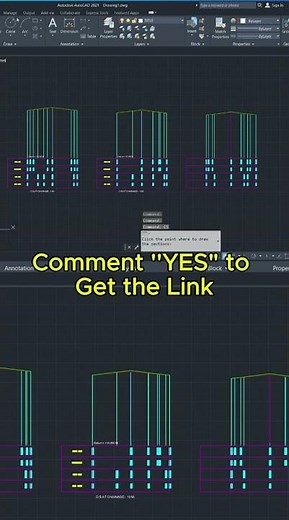 Draw Cross Sections (EGL & FFL) in 1 minutes using AutoCAD