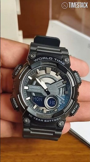 Casio AEQ-110W-1BVDF 47mm Watch Review | Analog + Digital Power