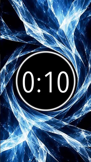 ⏱️ 10 Second Countdown Timer | Clock Ticking Sound & Alarm