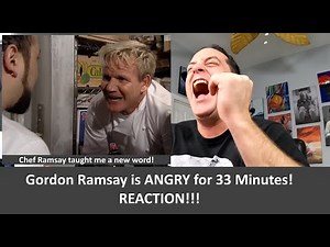 American Reacts Gordon Being Angry for 33 Minutes | Kitchen Nightmares REACTION