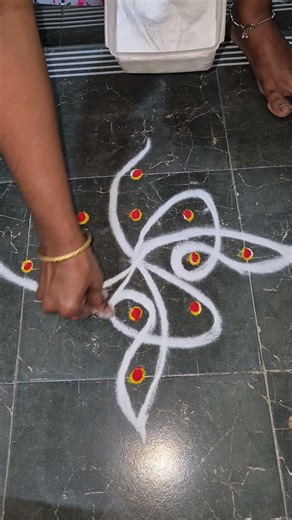 daily kolam#daily #simple#beiginners #shorts
