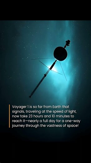 🤯Voyager 1 drifts in interstellar space, one light-day from Earth, carrying our Golden Record🚨