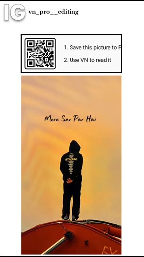 vn_pro__editing | TRENDING VN CODE USE THIS SOUND Step 1: Take a screenshot of this reel Step 2: Open VN Video editor app Step 3: Click on the scanner... | Instagram