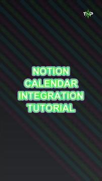 Notion Calendar Integration Tutorial 2026 #Shorts