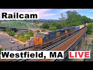 Westfield, Massachusetts USA - LIVE Railfan Cam