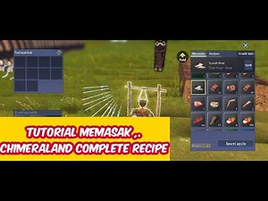 cara gampang memasak buat pemula dan aneka resep chimeraland