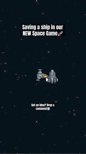 Saving a ship in our NEW SPACE GAME #development #devlog #gamedev #space #fyp #trending #gaming #yt
