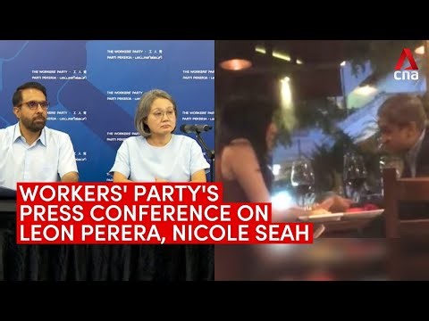 Leon Perera, Nicole Seah resign from Workers' Party over extramarital affair