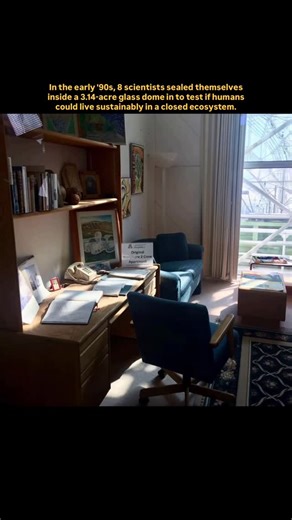 Memoir World on Instagram: "In the early 1990s, eight people entered a sealed glass structure in Oracle, Arizona called Biosphere 2 to test whether humans could survive inside a self sustaining ecosystem. The 3.14 acre complex contained a tropical rainforest, ocean with coral reef, mangrove wetlands, savannah grassland, desert, and agricultural zone where the crew grew their own food. The mission began in September 1991 and was planned to last two years, but it faced serious problems including o