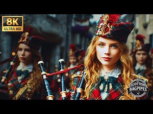 Epic Scottish Women with Bagpipes - ARMY OF BAGPIPES — March of the Clans Epic
