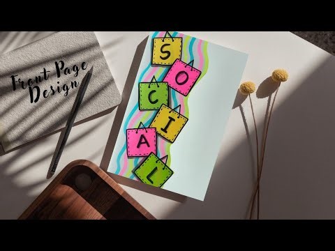 Creative Front Page Designs for School Projects | Easy and Aesthetic Ideas!