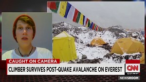 Climber survives post-earthquake avalanche on Everest