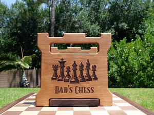 Personalized Chess Storage Box - Etsy