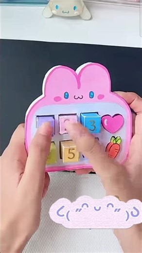 Diy paper keyboard #diy #papercraft #keyboard #cute #viral #youtubeshorts