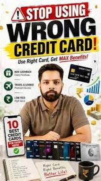 Best 10 Credit Cards in India – Pick the Right One for You #creditcard #bestcreditcards #financetips