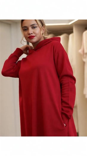 Women's Hooded Loose Long Dress, Spring & Fall Casual Street Style, Long Sleeve Relaxed Fit, Ladies Fashion #plussizeholidayoutfits #plussizeholidayoutfit #loungedresses #oversizedlongsleeve #womandress #aritziahoodie #fallhoodies #oversizeddress #longlocstylesforwomen #blackwomenfashion