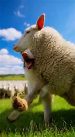 Herding Dog in Action! Perfect Sheep Herding Skills Caught on Video