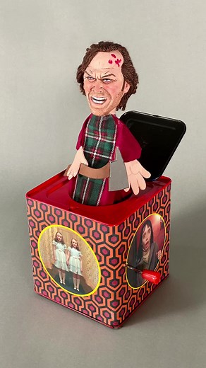 Custom Jack In The Box Toy from The Shining