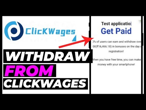 How to Withdraw From Click Wages - Step by Step