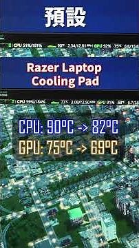 【Huan】 Razer Laptop Cooling Pad #Shorts (Top-of-the-line smart laptop cooling pad)