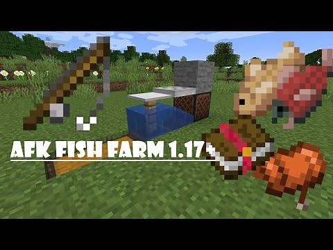 SIMPLE 1.17 AUTOMATIC FISH FARM TUTORIAL in Minecraft Bedrock (MCPE/Xbox/PS4/Switch/Windows10)