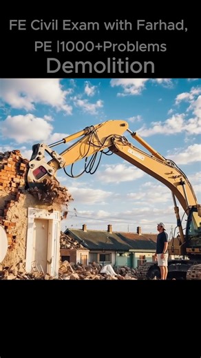 Demolition #fecivilexam #FE Exam #NCEES Handbook #Practice Problem #structuralanalysis