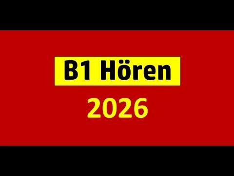 B1 Hören || Goethe Zertifikat B1 Hören Modelltest mit Lösungen am ende