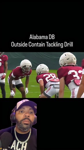 Steal Alabama’s Tackling Drill (Works for ANY Position) 💪🔥 #footballdrills #youthfootball #footballcoach #football #drills #12ufootball #10ufootball #8ufootball #6ufootball #peeweefootball #youthsports Credit: football_drills_daily | Coach Beast Youth Football