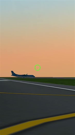 Turboprop FS Landing ATR-72 #aviation#atr72#landing#tfs#planespotting