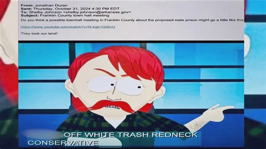 Arkansas GIS employee removed from Franklin County prison project after controversial email