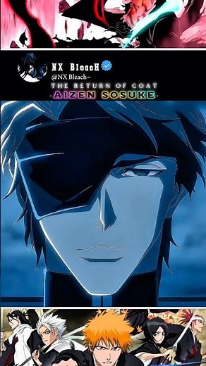 Aizen sosuke return 🗿🔥-Bleach Thousand year blood war 🔥‼️||#bleach#animeedit#aizen#tybw#shorts#fy