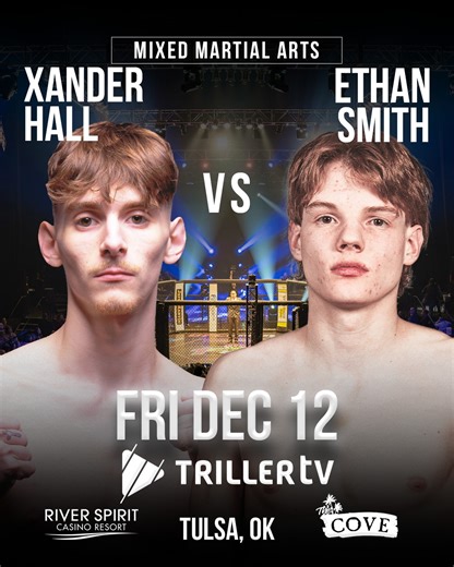 Young Guns: Xander Hall vs Ethan Smith - MMA #xfn405 🎟 XFNFighting.com 📍 River Spirit Casino Resort 📺 FITE https://www.trillertv.com/watch/xfn-405/2pid5/ | XFN