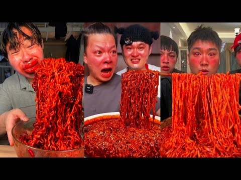 ASMR Mukbang 🌶️ Too Spicy Challenge Eating Sounds (No Talking)
