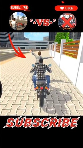 Ghost Rider Bike vs NPC Challenge 😈 IBD3D vs Indian Theft Auto #shorts
