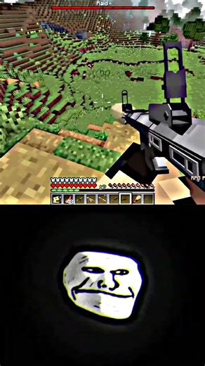 NEW GUN MOD 😱☠️ #minecraft #minecraftshorts #minecraftpe