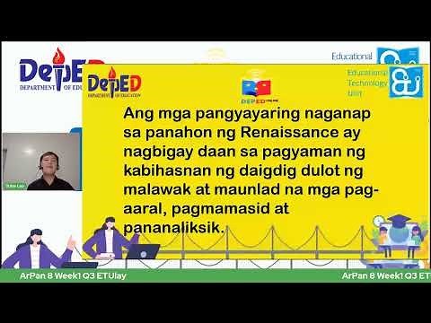 Araling Panlipunan 8 - Thursday Week1 Q3 ETUlay