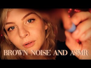 ASMR Face Touching and 432hz Brown Noise for DEEP Relaxation *NO TALKING* 😴