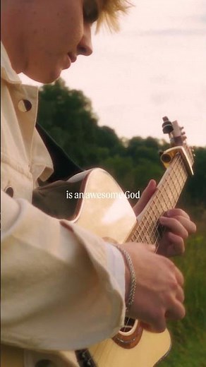 What An Awesome God Played on Acoustic Guitar